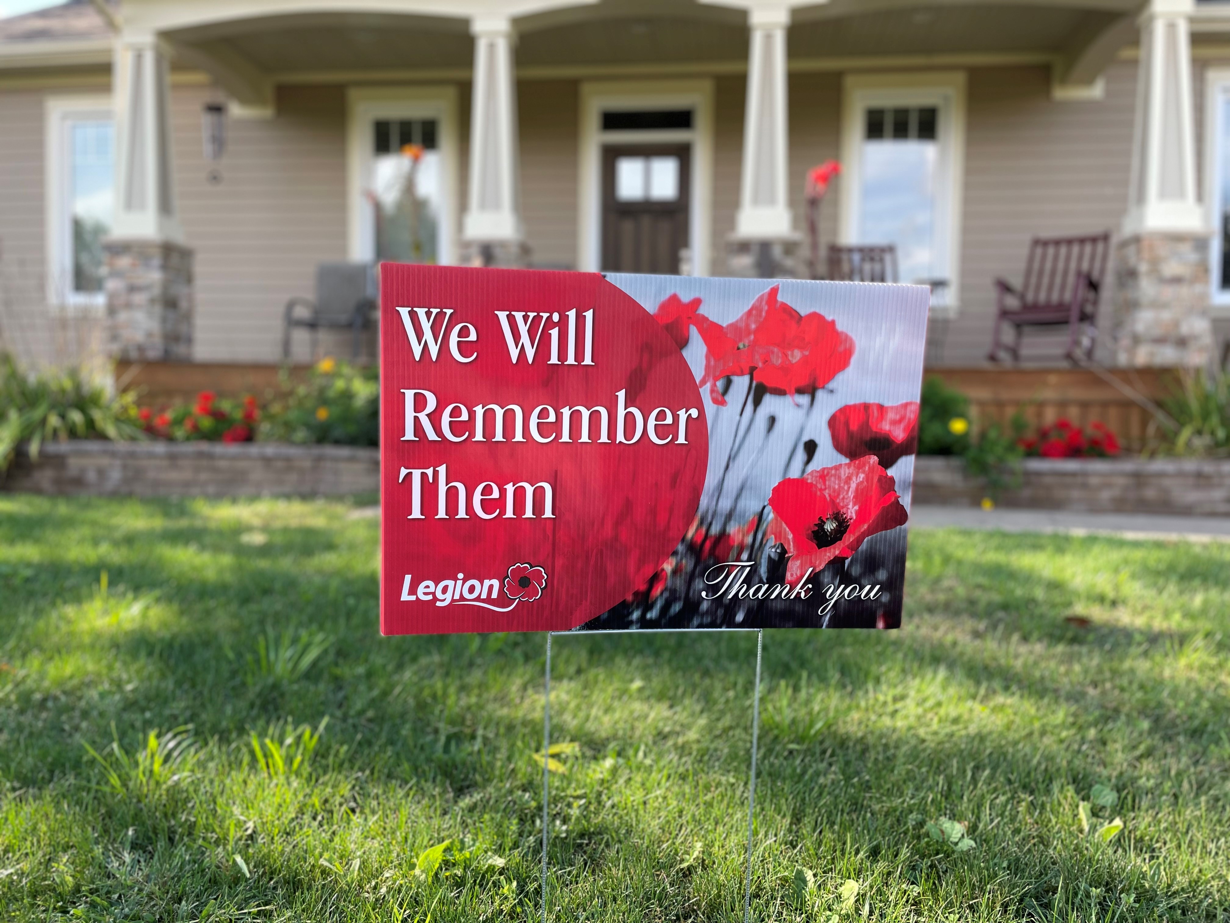 Legion lawns signs: Visual support across the country 