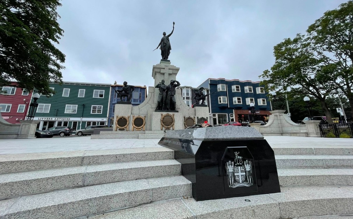 Tomb of the Unknown Newfoundland Soldier at the National War Memorial in St. John's