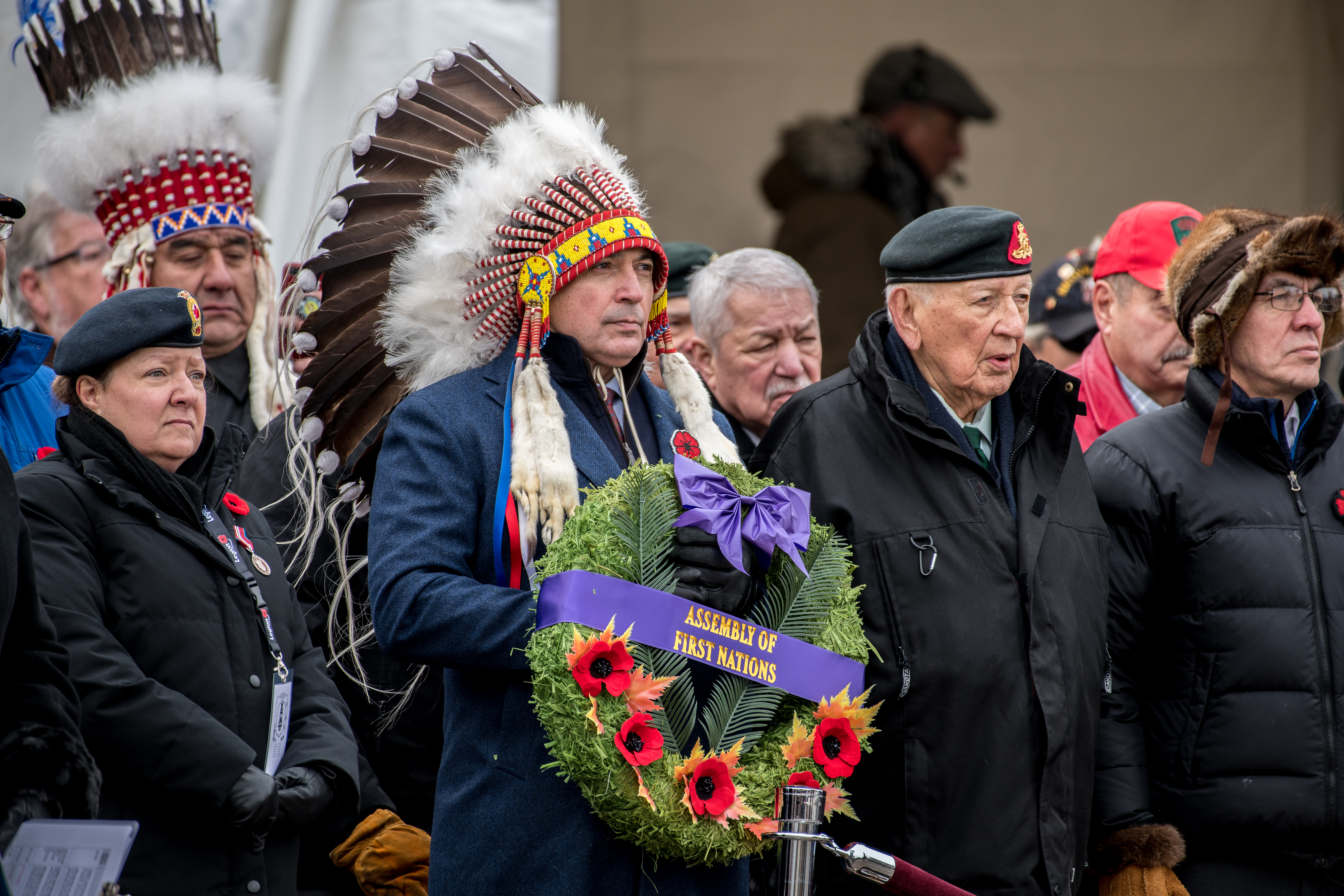Placing Wreath