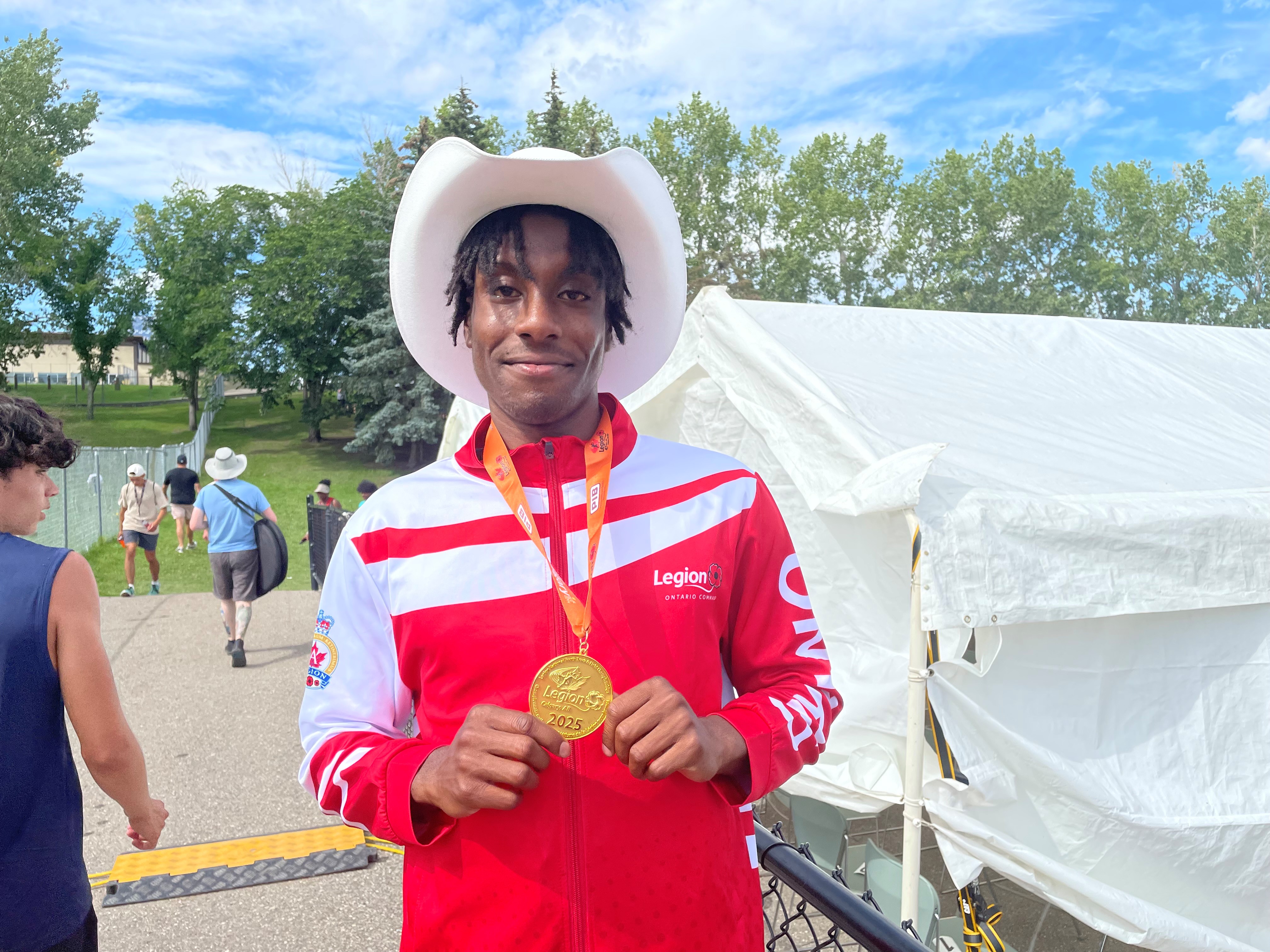 2025 Dennis Iriowen, gold medal top male athlete