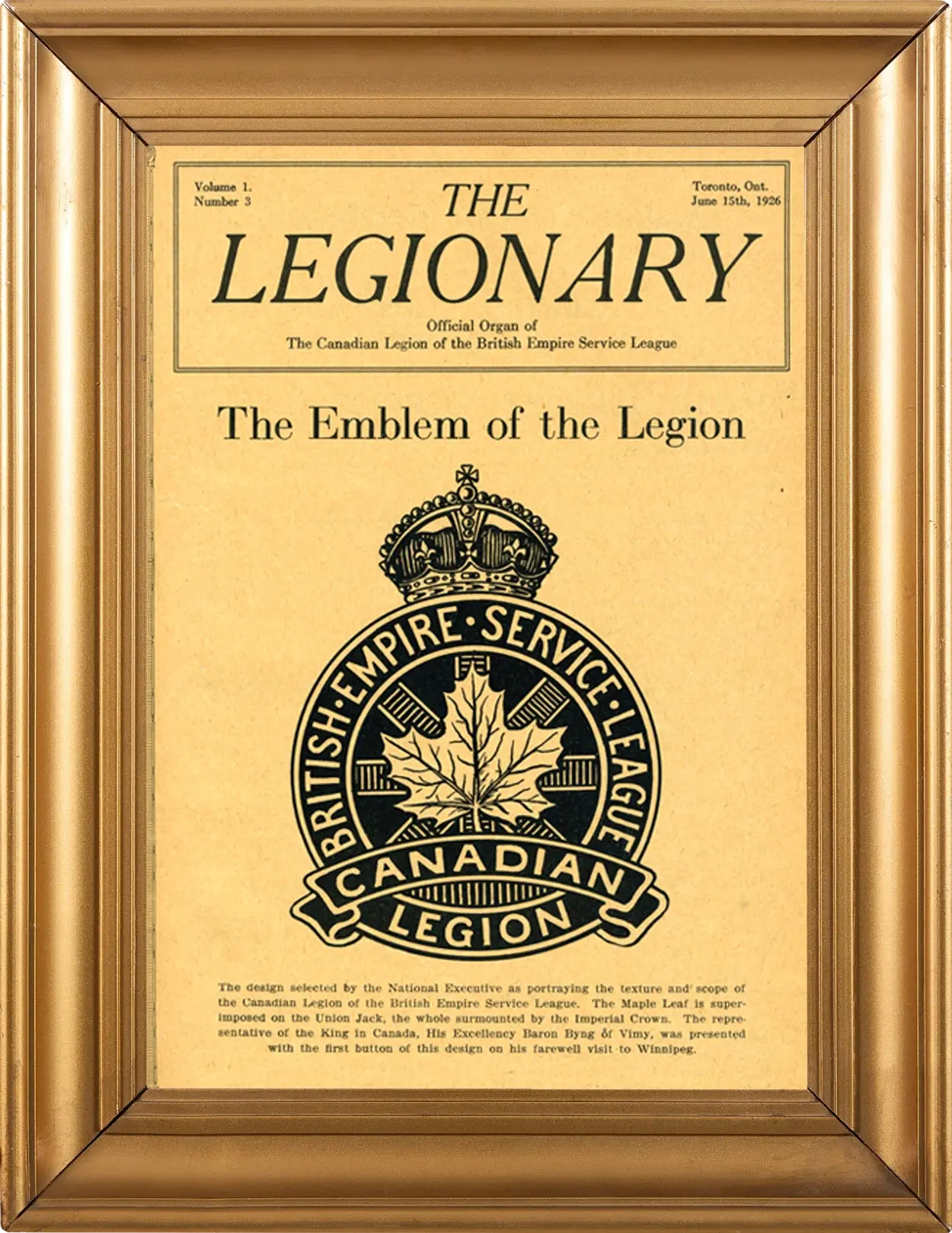 First Legion badge
