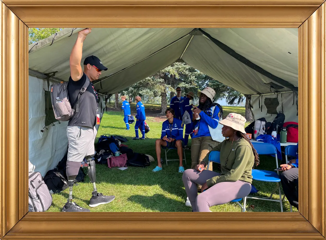 Connecting youth with veterans